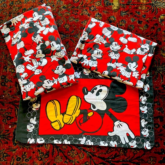 Vintage Disney Mickey Mouse sheet set - Picture 1 of 16
